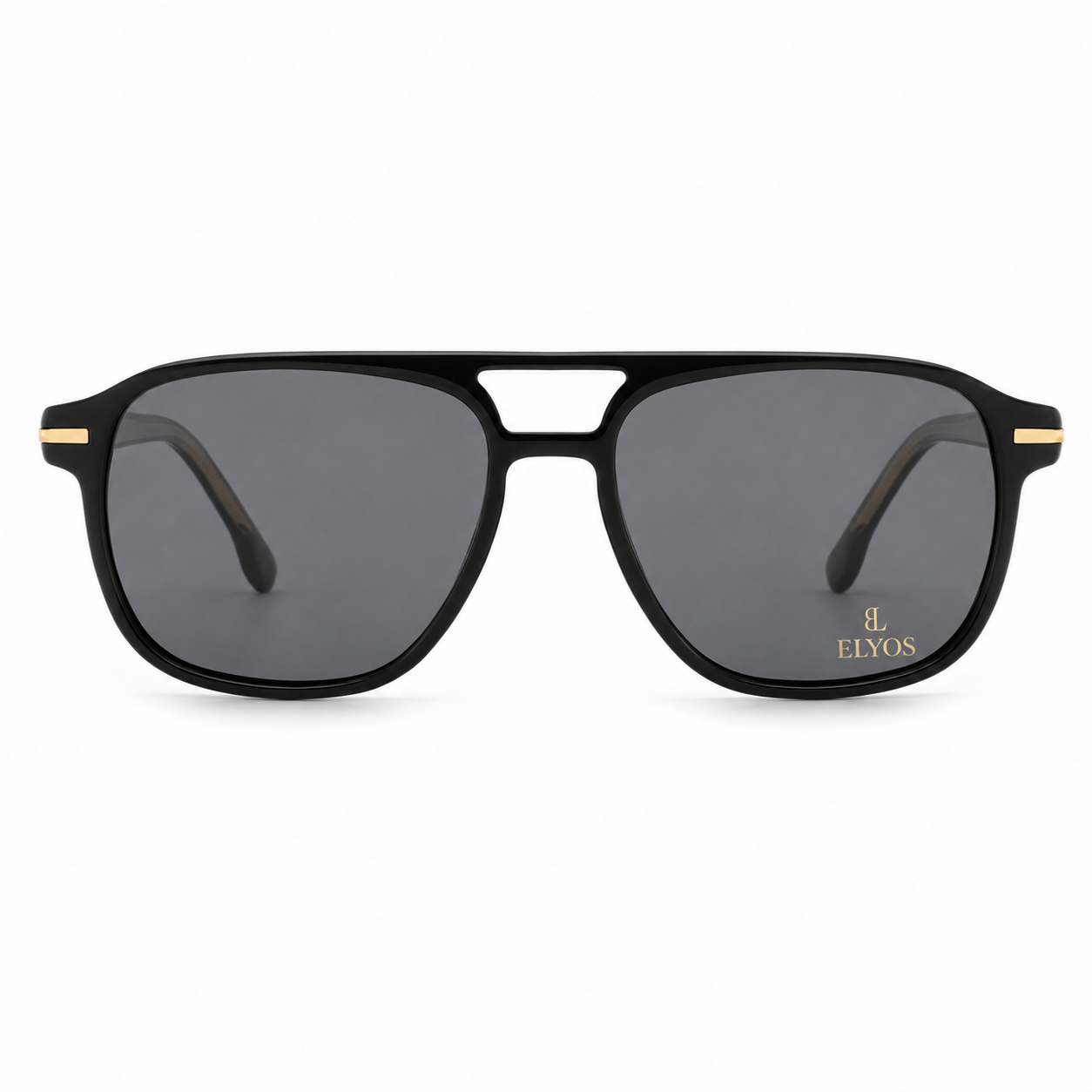ELYOS KIKOO aviator noires à double pont – Image 1